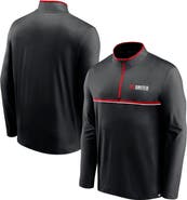 FANATICS Men's Fanatics Branded Black D.C. United Lineup Quarter-Zip Jacket