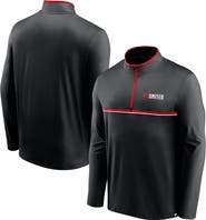 FANATICS Men's Fanatics Branded Black D.C. United Lineup Quarter-Zip Jacket