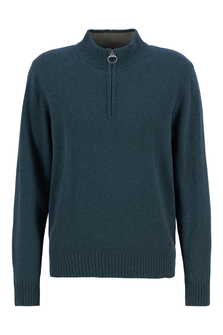 Kelson Half Zip Sweater, Alternate, color, MALLARD GREEN