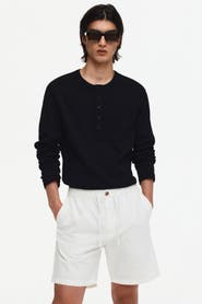 H&M Regular Fit Linen-blend Shorts