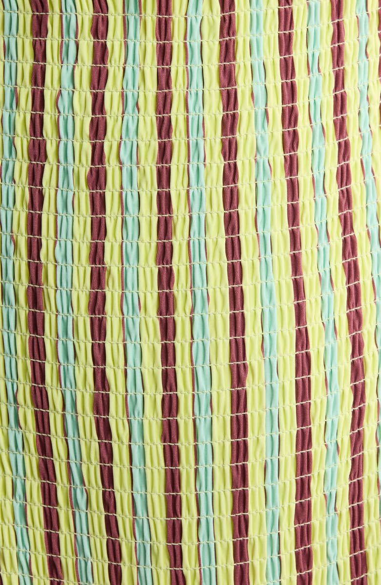 Damson Madder Cheyenne Smocked One-Piece Swimsuit, Alternate, color, 