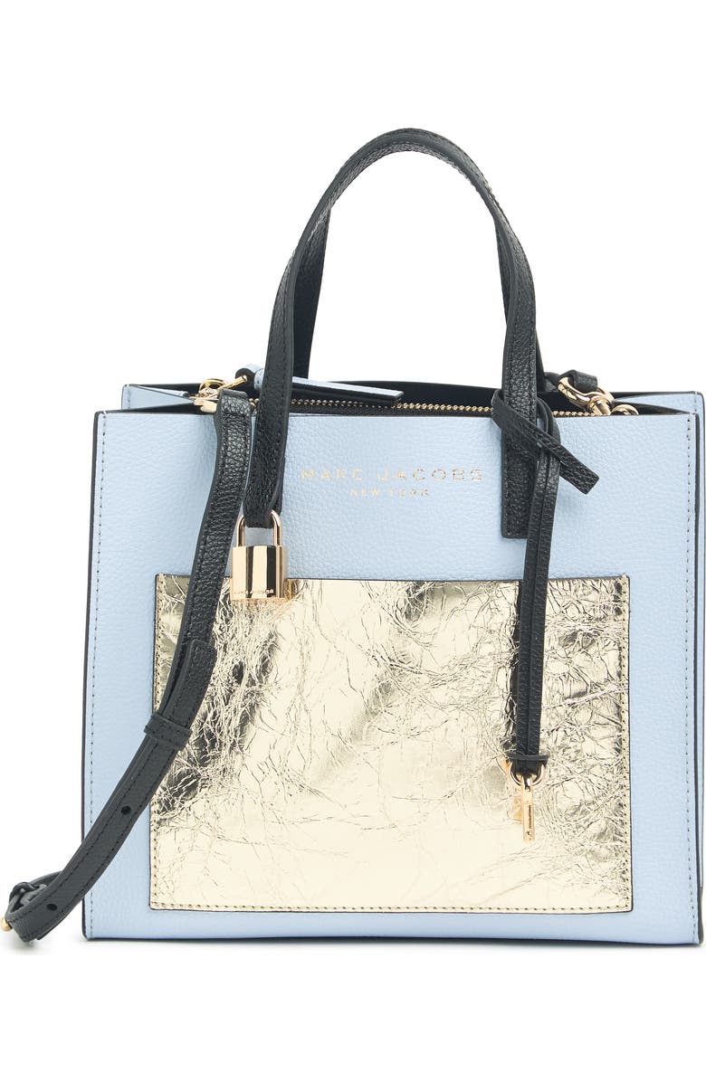 Marc Jacobs Leather Mini Grind Tote, Main, color,