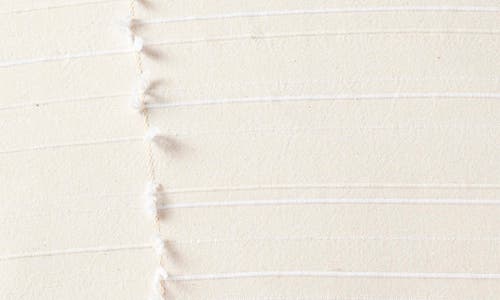 Coyuchi Precita Organic Cotton Pillow Cover In Undyed/alpine White