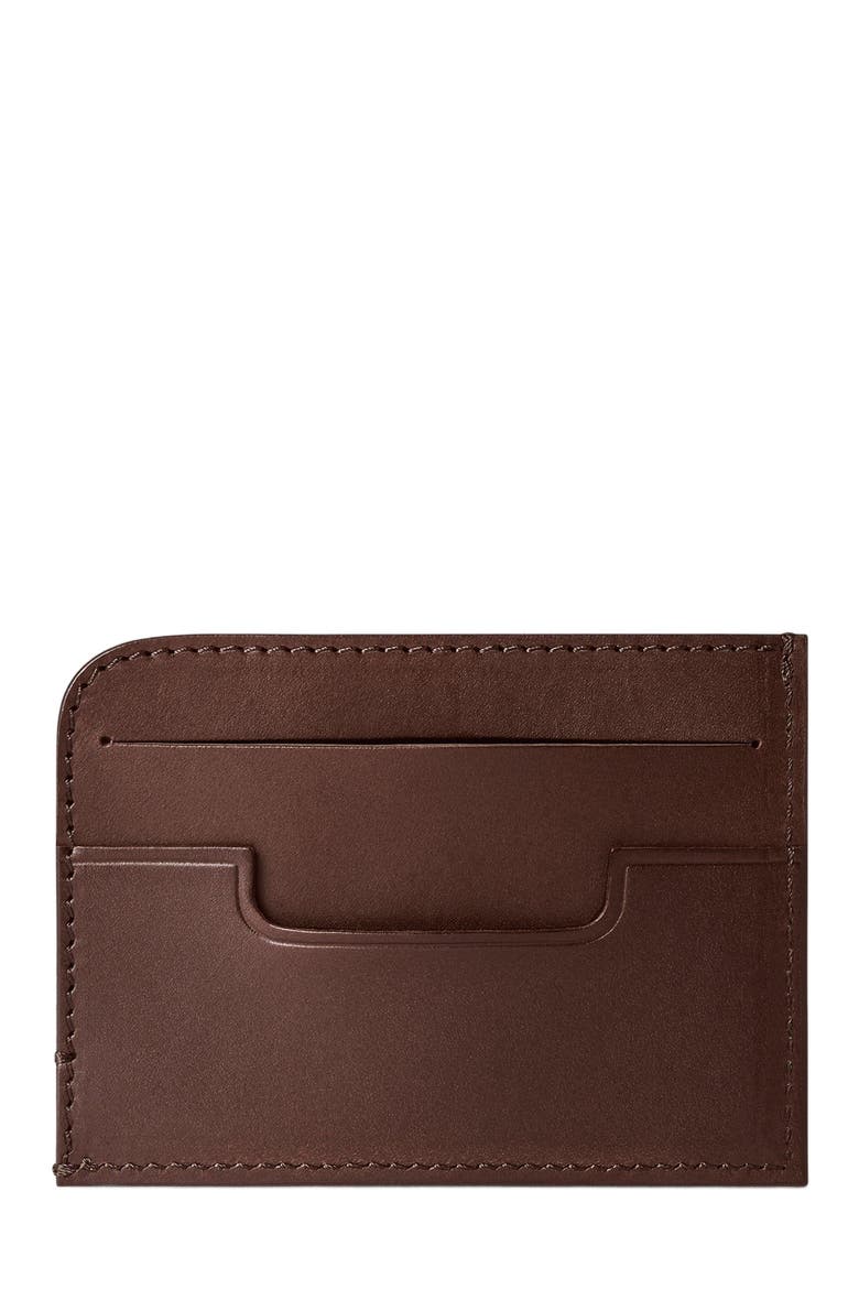 Hatton Cardholder, Alternate, color, Chocolate