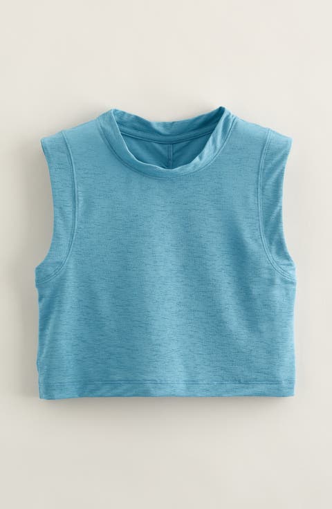 Kids' Volley Crop Muscle Tank (Little Kid & Big Kid)