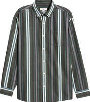 BP. Stripe Cotton Button-Down Shirt