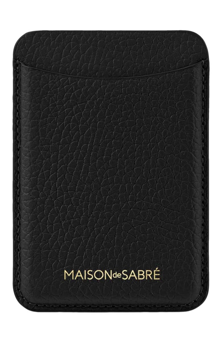 MAISON de SABRÉ Leather MagSafe Wallet, Main, color, 