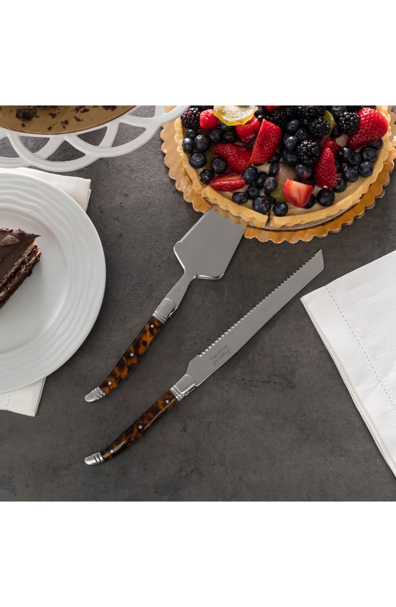 FRENCH HOME Connoisseur Laguiole Cake Knife & Server Set, Alternate, color, Tortoise Shell