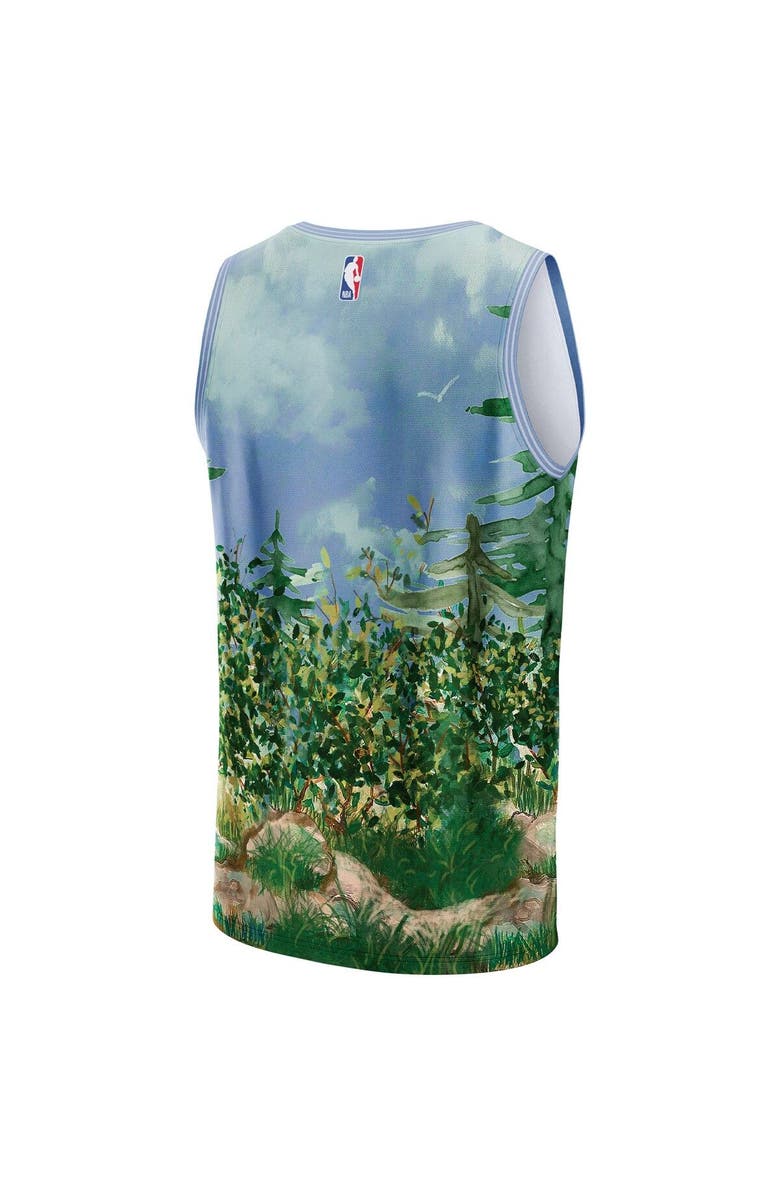 NBA X KIDSUPER Unisex NBA & KidSuper Studios by Fanatics Teal Memphis Grizzlies Hometown Jersey, Alternate, color, Teal