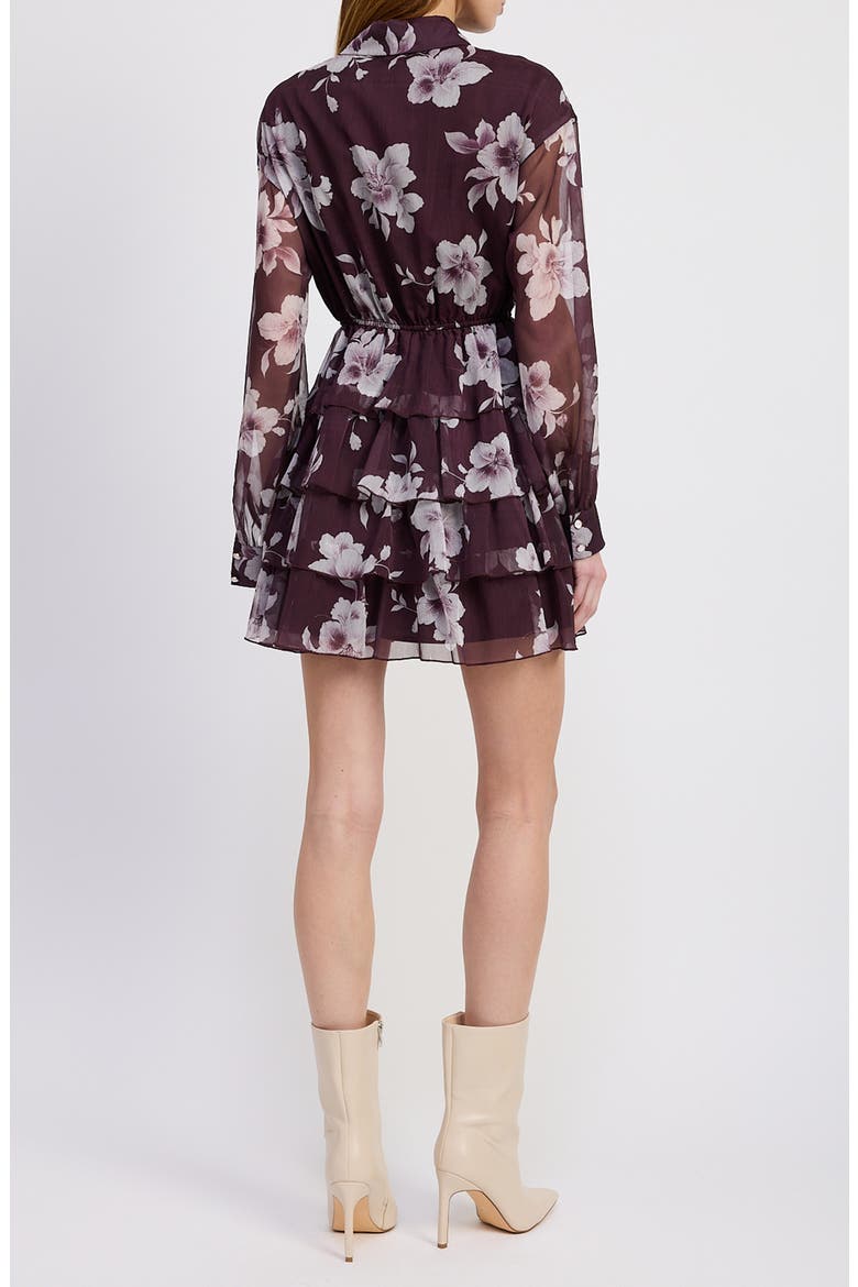 Annaliese Long Sleeve Shirtdress, Alternate, color, PLUM GRAY