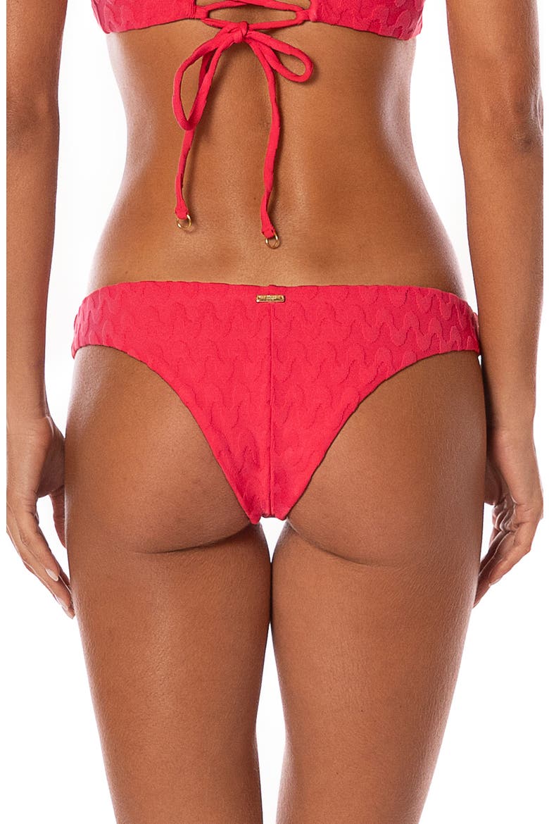 Apple Red Iconic Reversible Bikini Bottoms, Alternate, color, RED