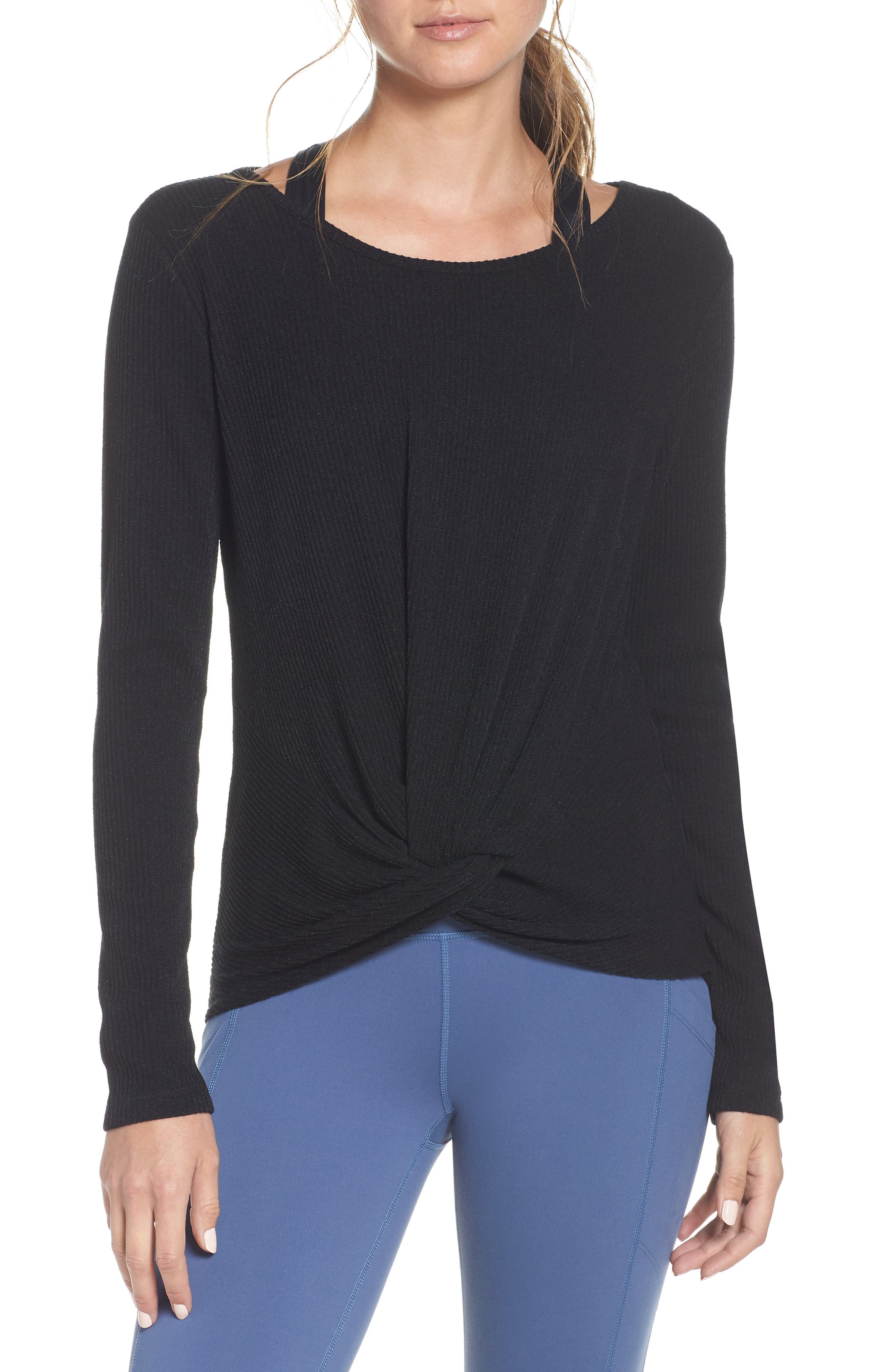Zella Knot a Chance Top (Women) | Nordstromrack