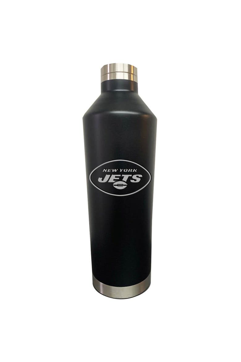 Black New York Jets 26oz. Primary Logo Water Bottle, Main, color, Black