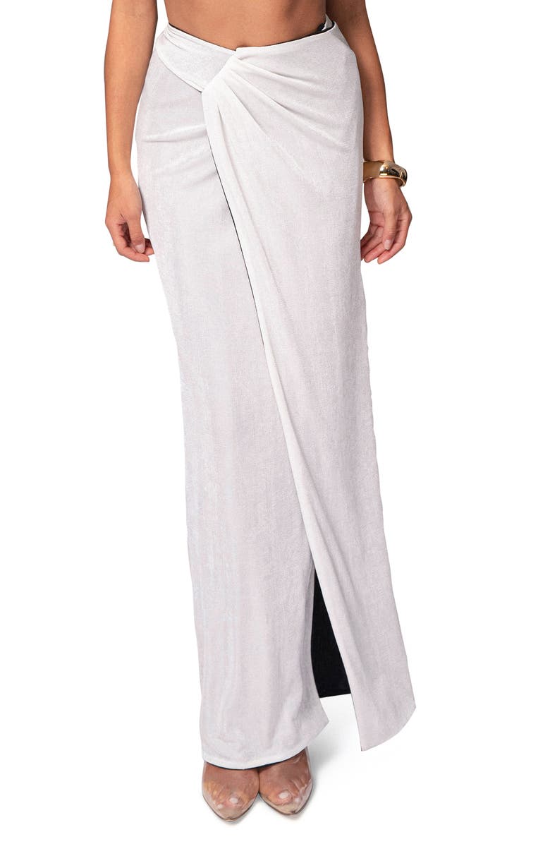 JLUXLABEL Reversible Maxi Skirt, Main, color, White