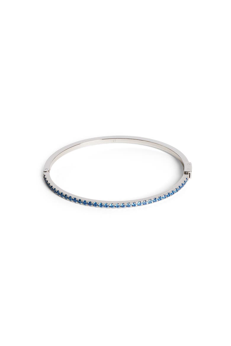 Eternal Love Silver Bangle, Main, color, Multicolor