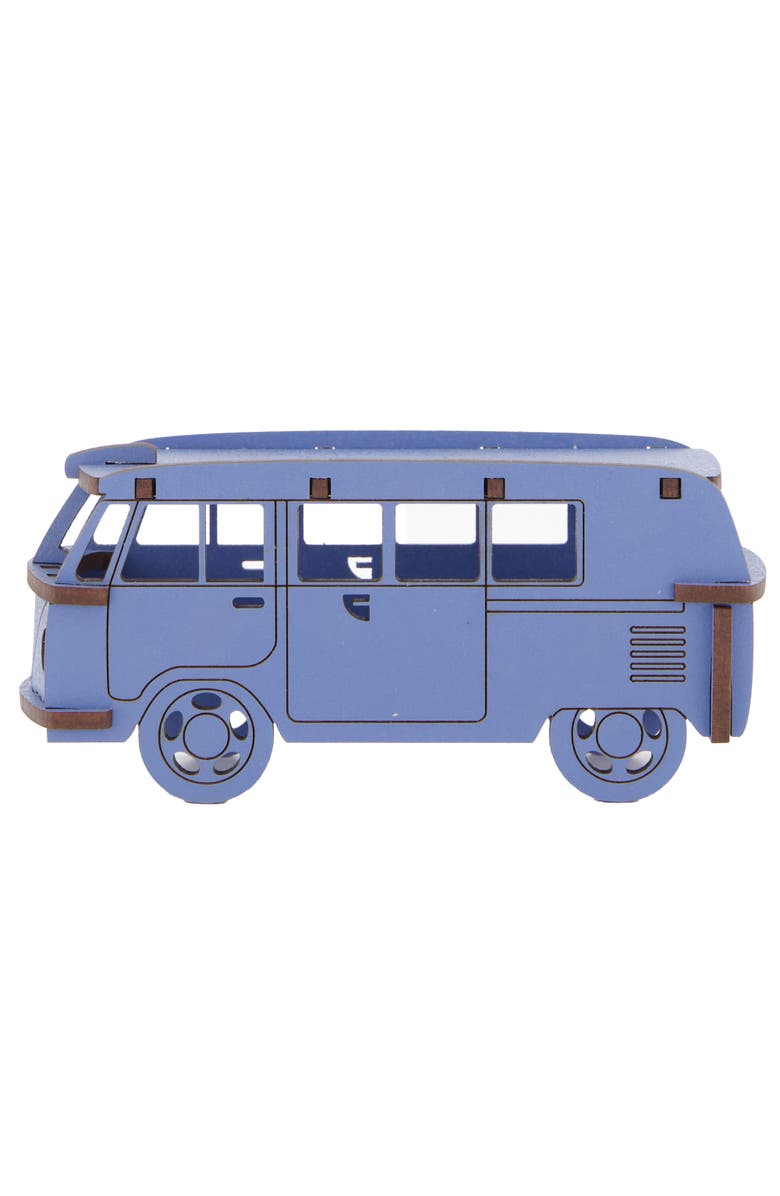 Little & Wood Woodlet Camper Van 3D Wooden Vehicle Puzzle Kit, Ages 6+, Alternate, color, Multicolored