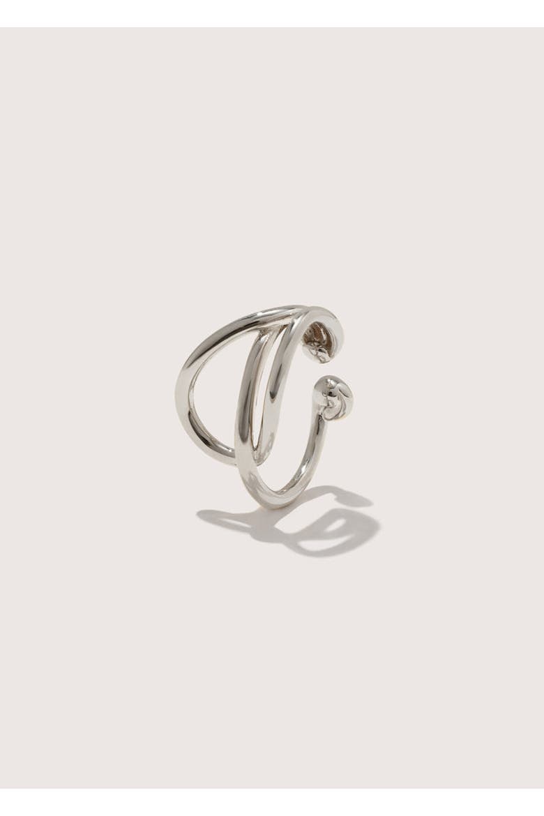 Lower Lobe Cuff, Main, color, Silver