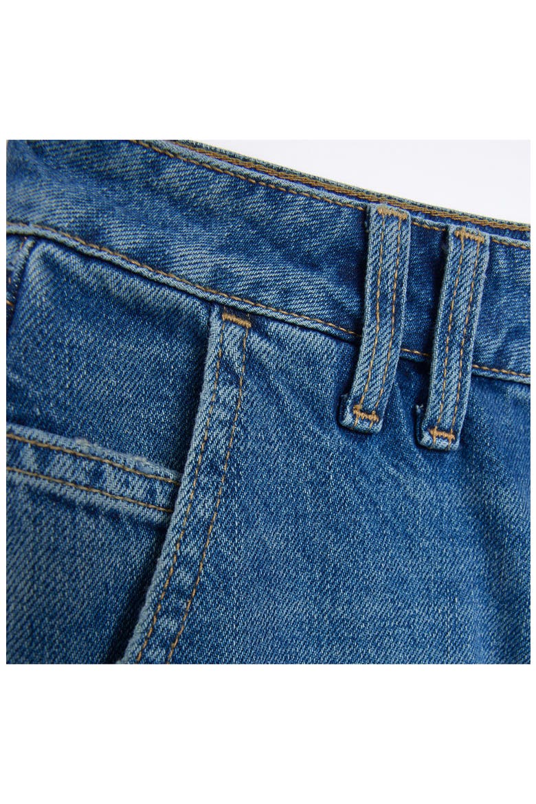 Seam Detail Maxi Skirt, Alternate, color, DENIM