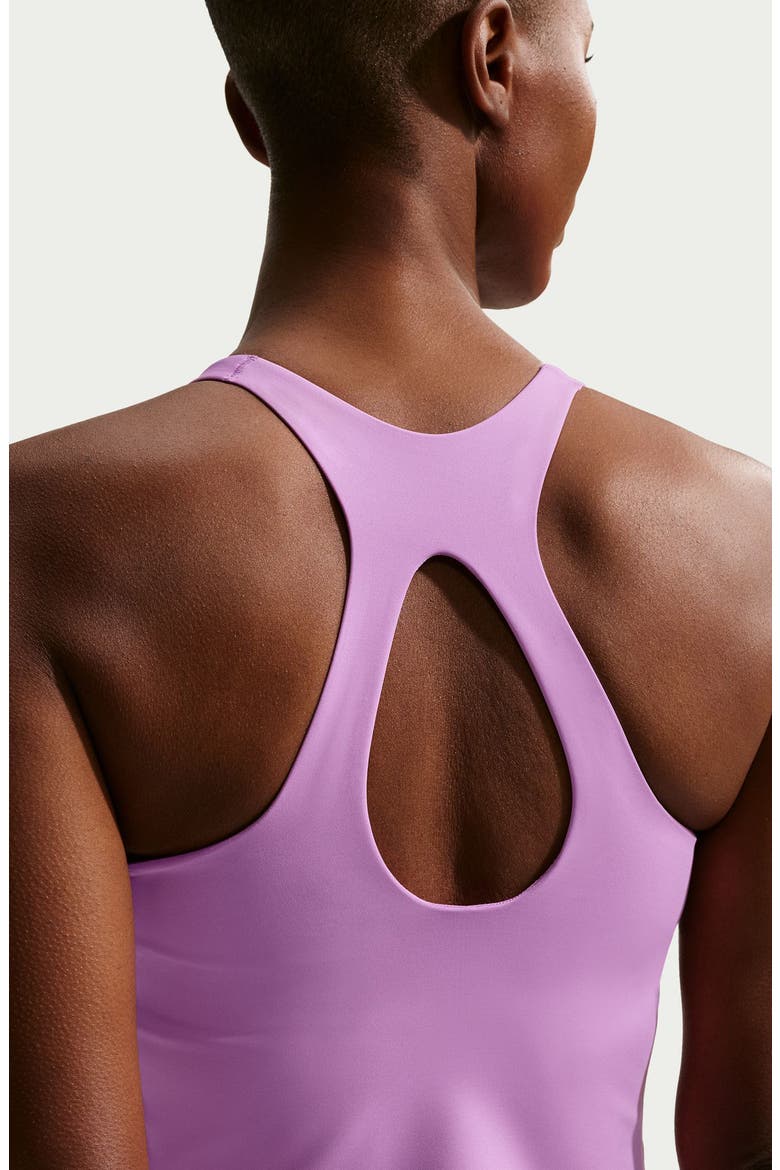 Universa Medium Support Padded Sports Bra Tank, Alternate, color, LIGHT MAGENTA/ DUSTY BERRY