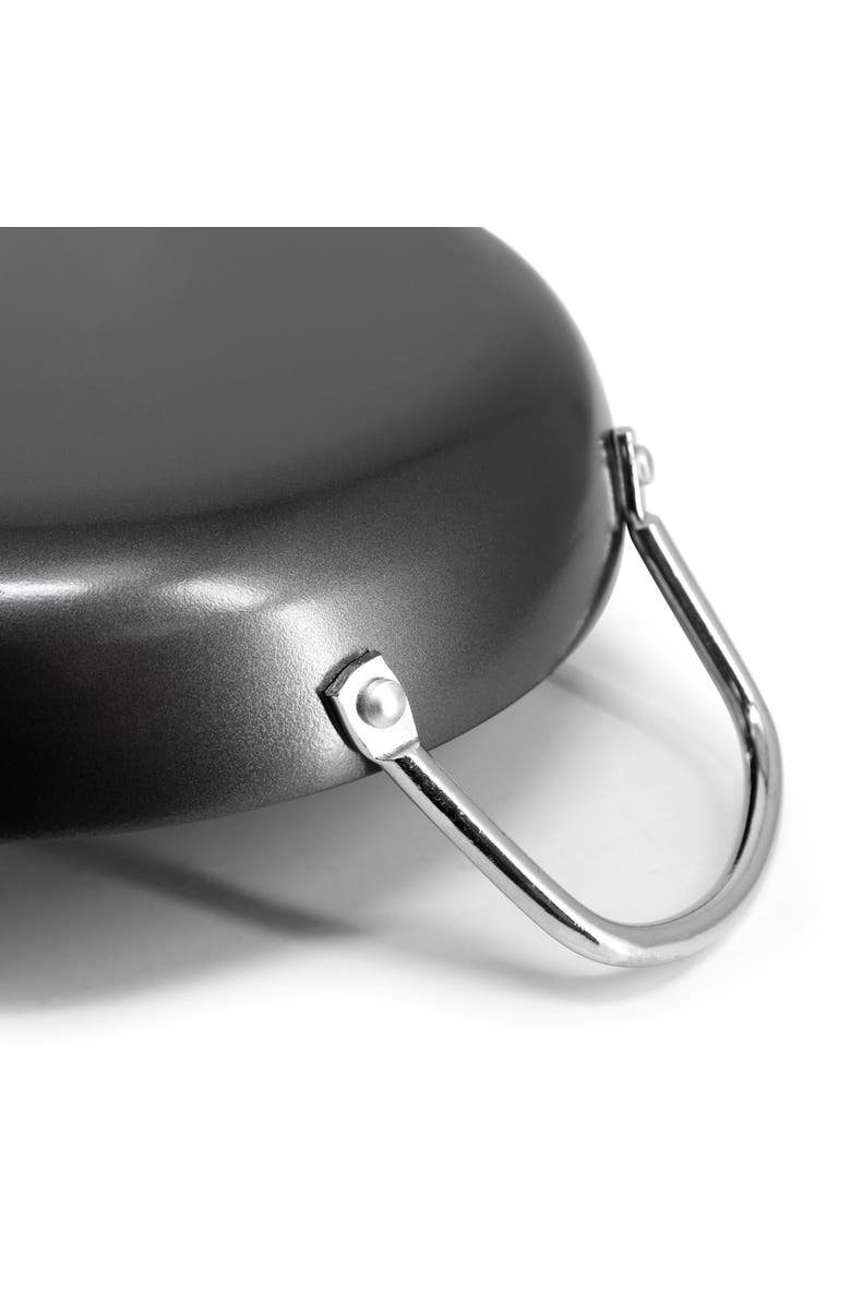 OSTER Smithfire 11 Inch Nonstick Carbon Steel Paella Pan, Alternate, color, Grey