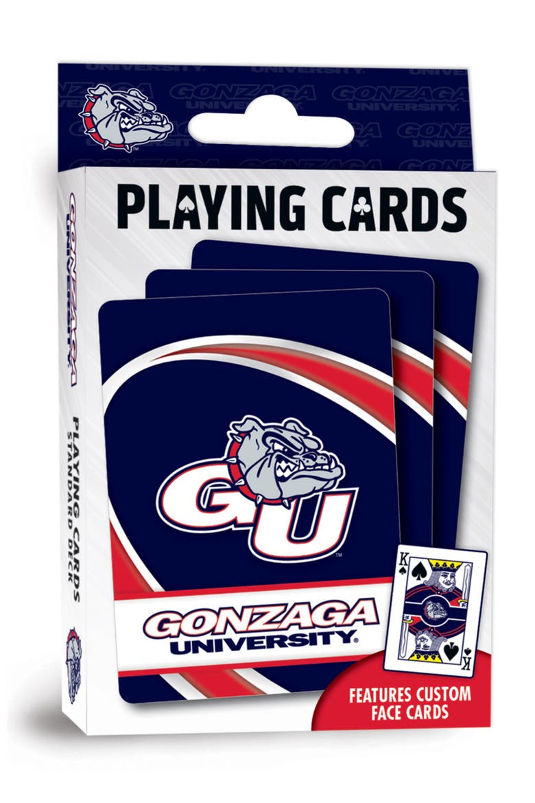 Gonzaga Bulldogs Playing Cards, Main, color, Multicolor