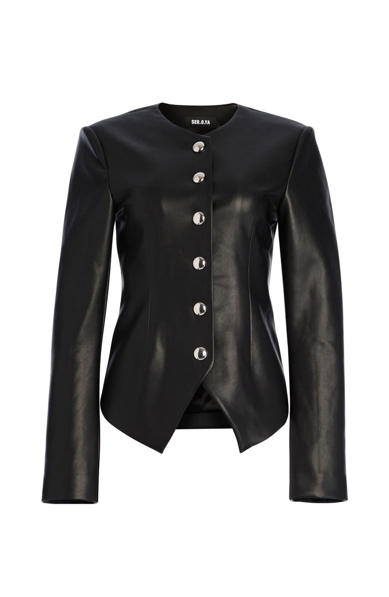 SER.O.YA Gloria Vegan Leather Jacket, Alternate, color,