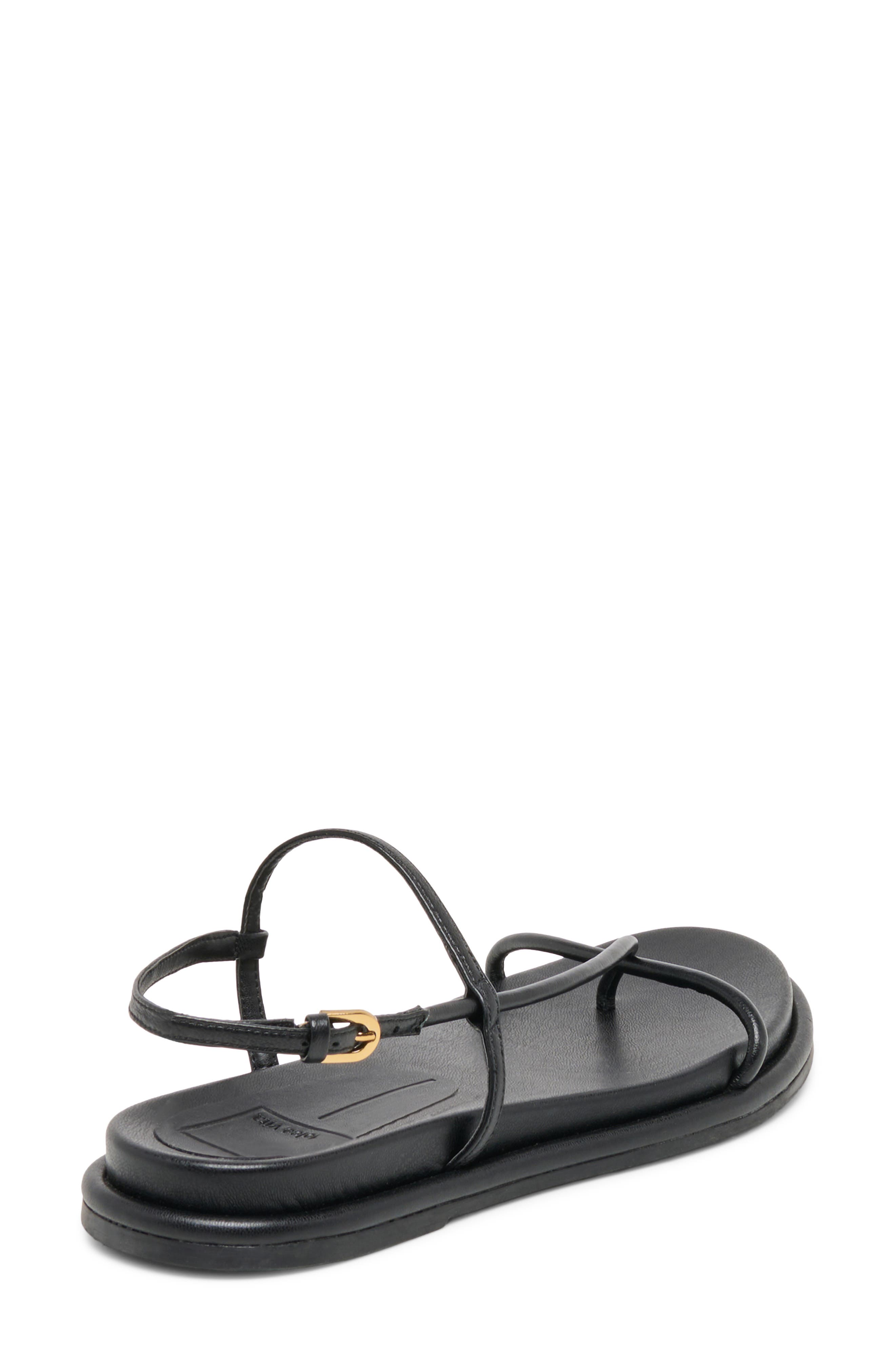 Dolce Vita Dom Strappy Sandal, Alternate, color, Black Leather