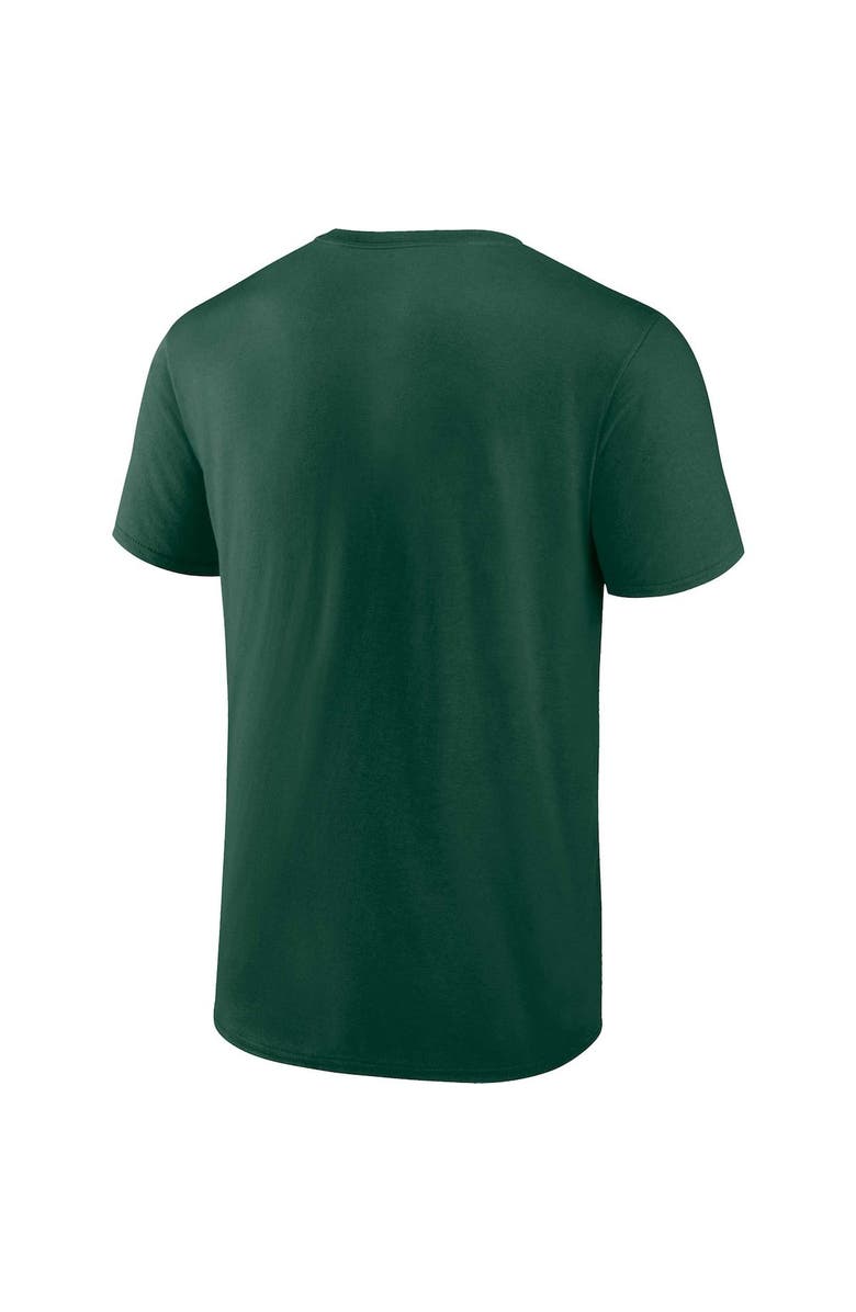 FANATICS Men's Fanatics Branded Green Minnesota Wild Wordmark Two-Pack T-Shirt Set, Alternate, color, 