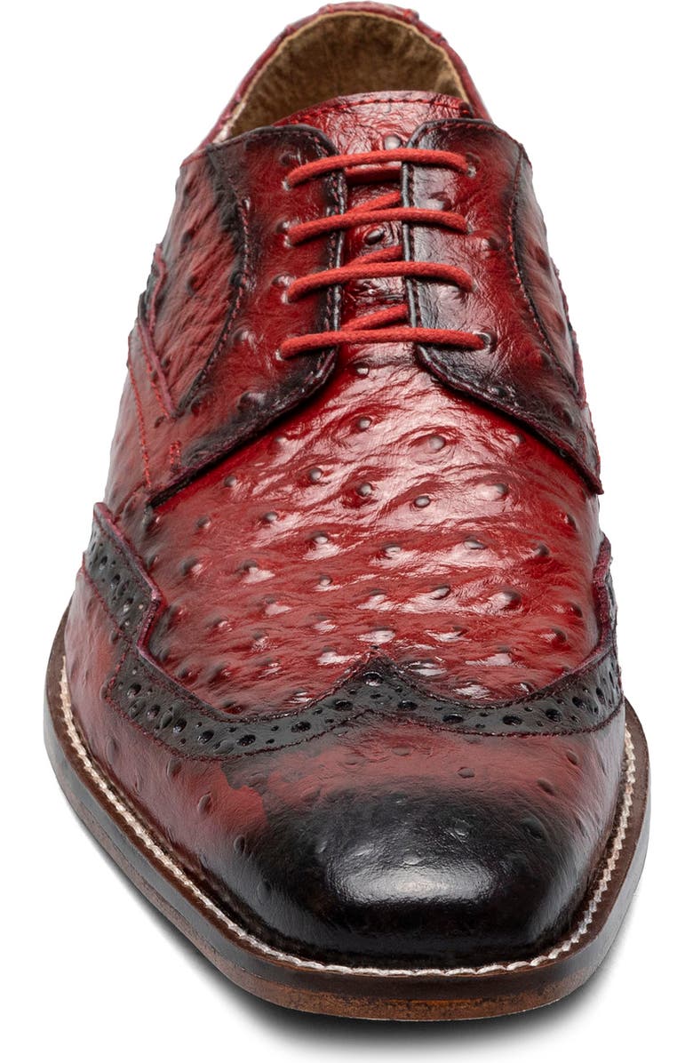 Stacy Adams Gennaro Wingtip Derby, Alternate, color, Red