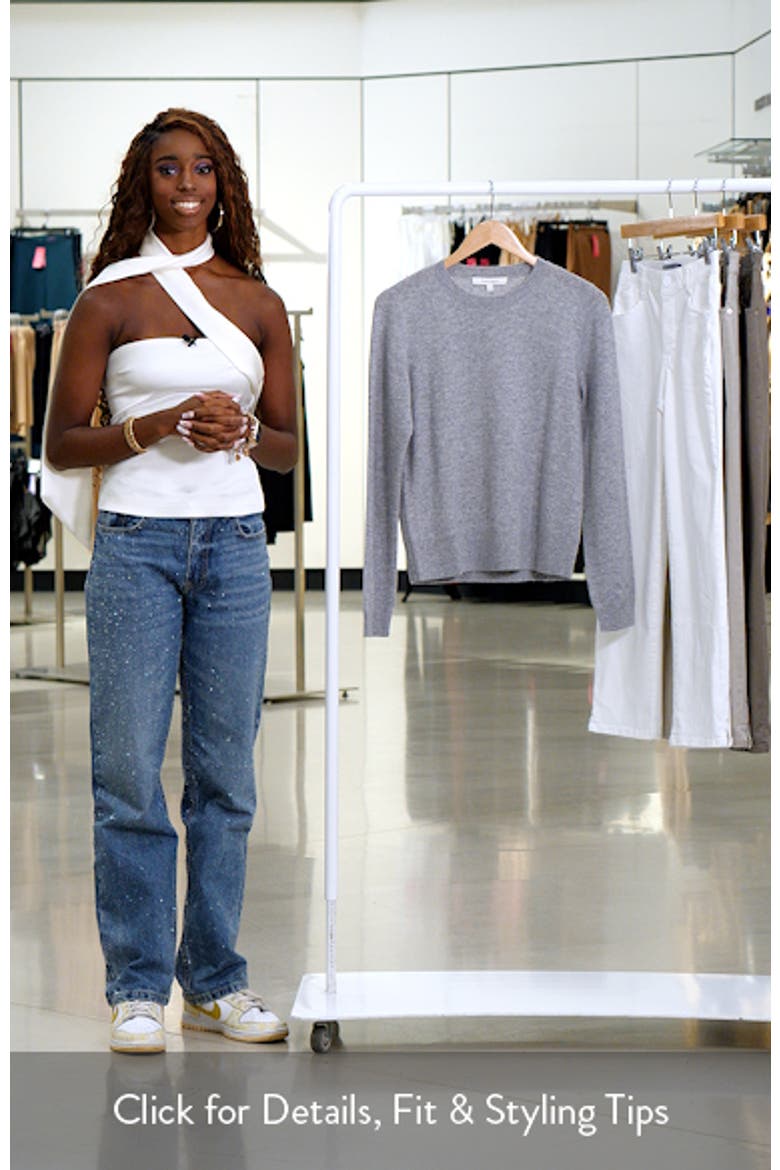 Cashmere Crewneck Sweater video