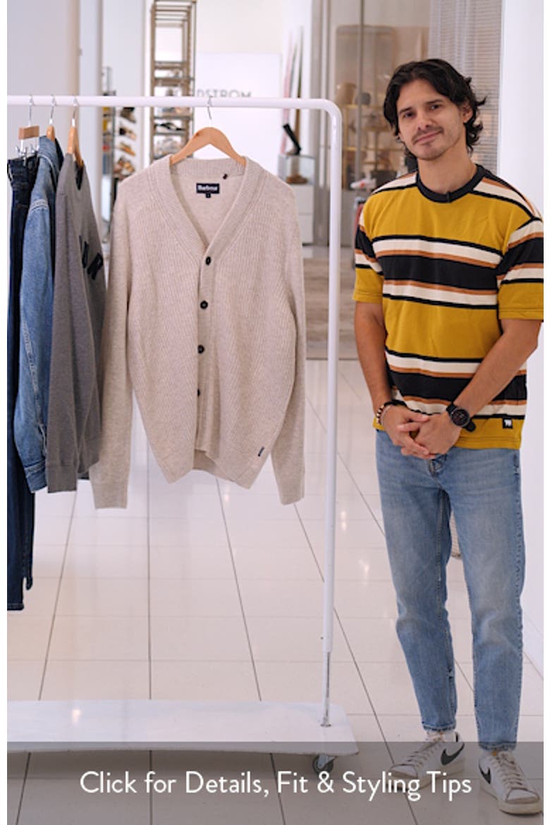 Mainland Ribbed Wool & Cotton Cardigan video