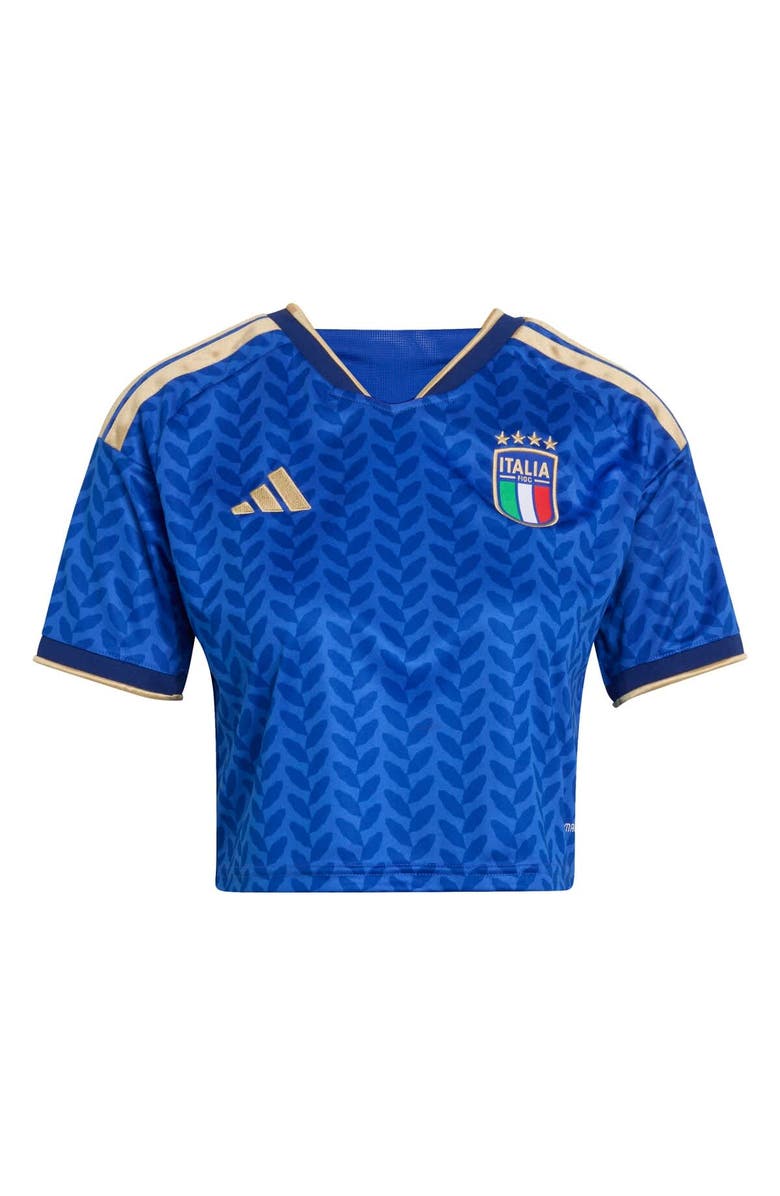 adidas Women's adidas Royal Italy National Team FIFA x World Cup 2026 Home Cropped Replica Jersey, Alternate, color, Royal