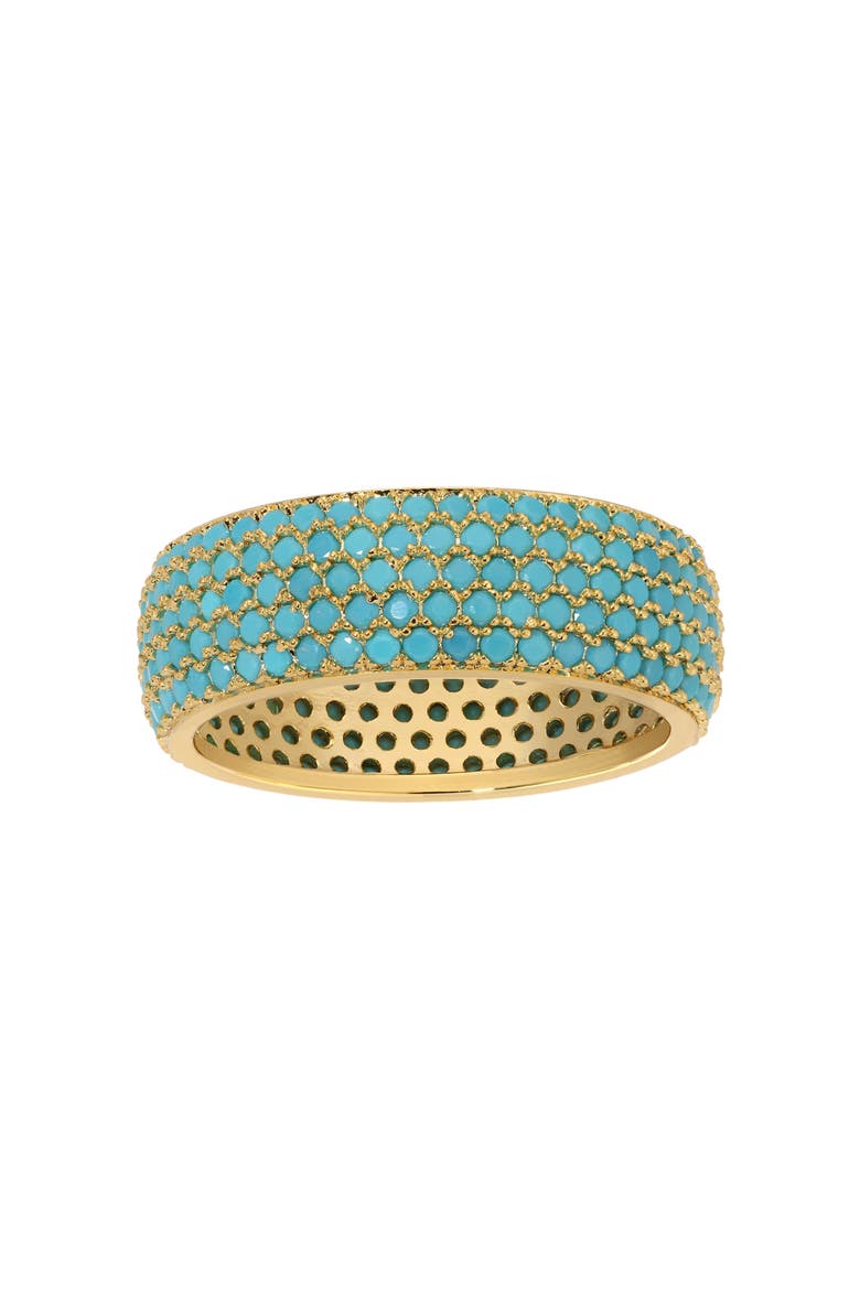Mini Billionaire Ring, Main, color, Turquoise