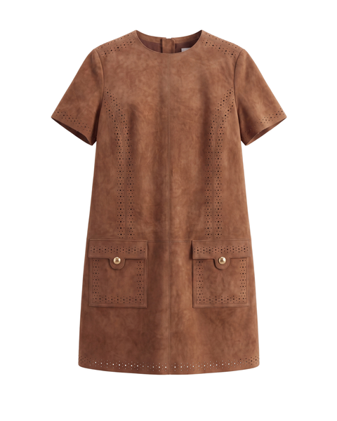 Madison Genuine Suede Mini Dress