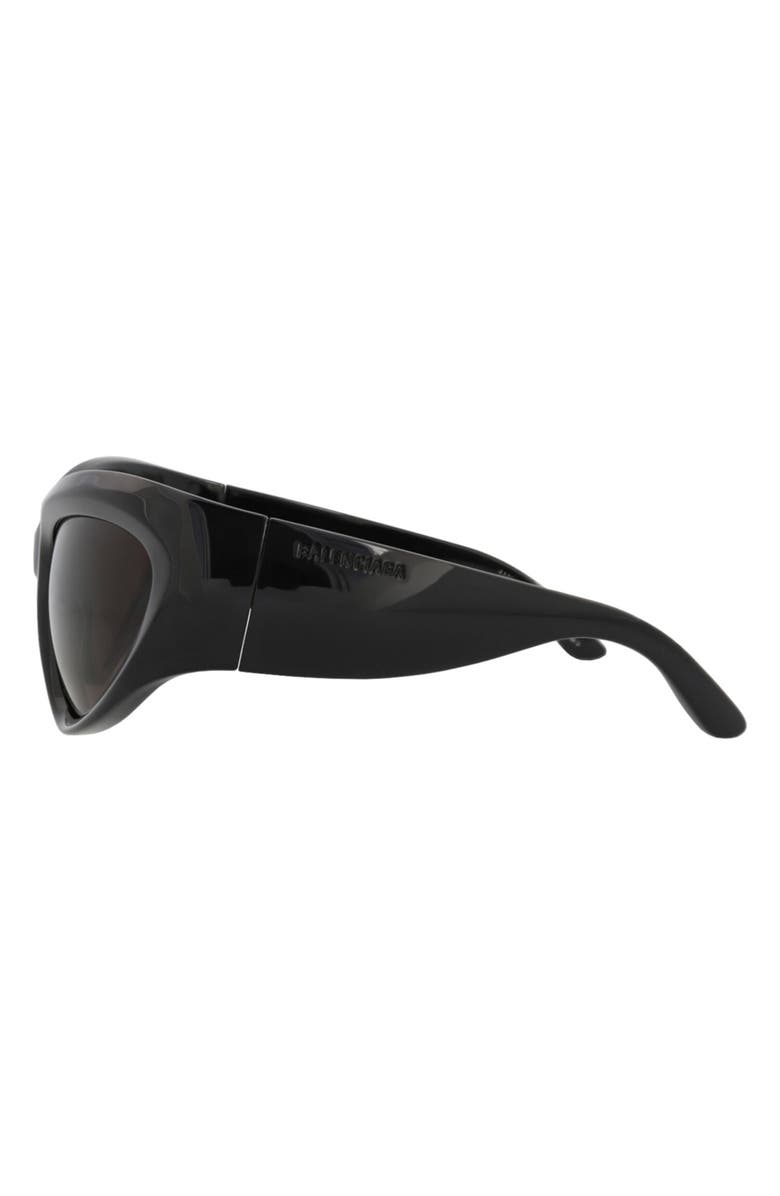 Balenciaga 64mm Shield Sunglasses, Alternate, color,