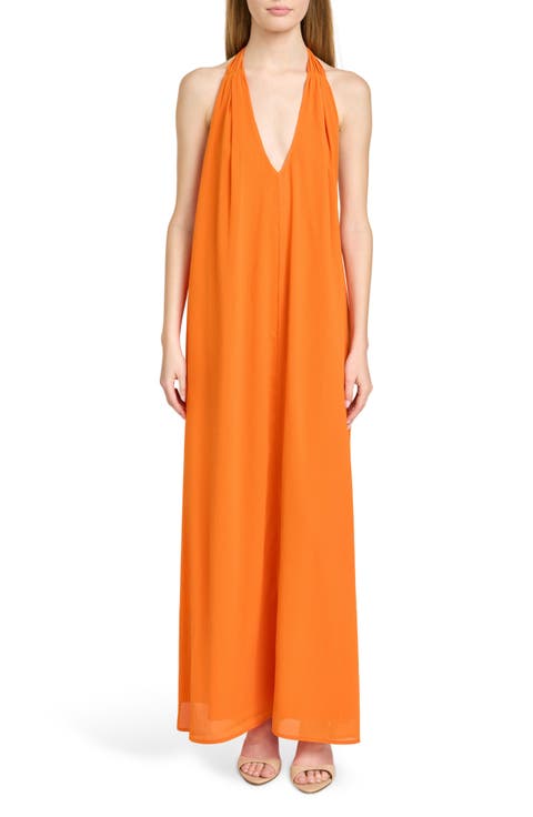 x Hannah Lovey Porter Solana Halter Maxi Dress (Nordstrom Exclusive)