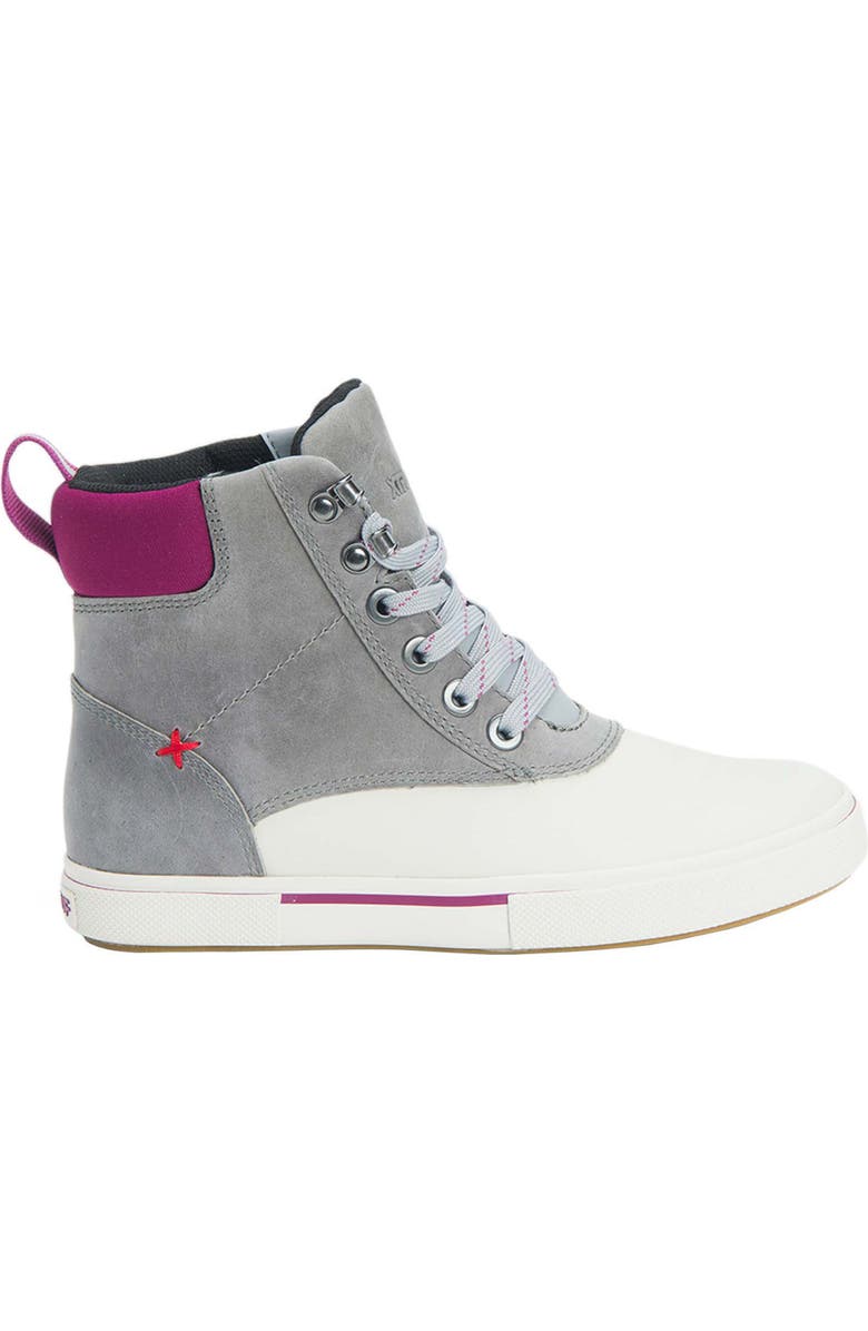 XTRATUF Women's Leather Lace Up Ankle Deck Boot, Main, color,
