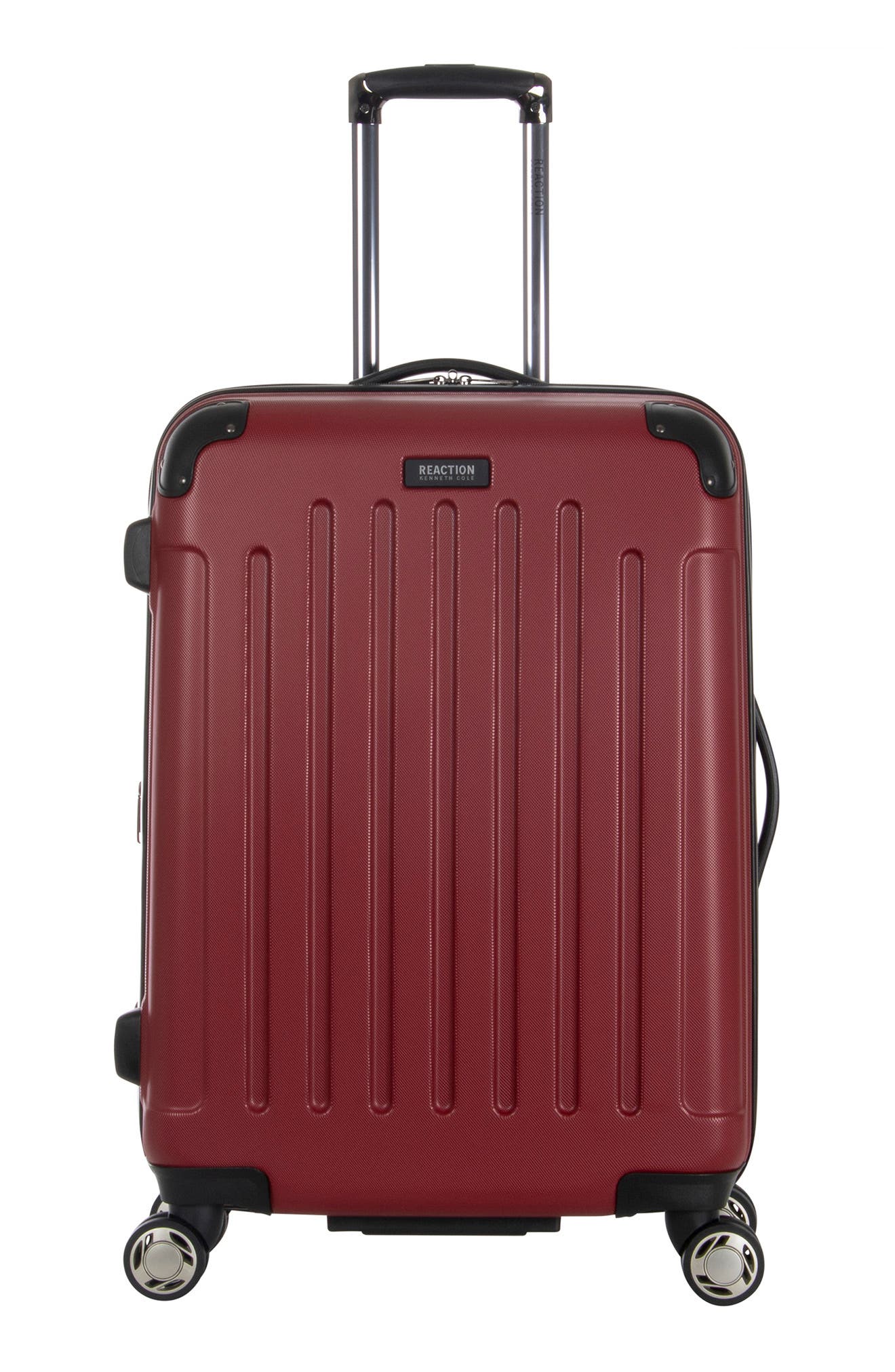 Kenneth Cole Renegade 24" Lightweight Hardside Expandable Spinner Luggage, Main, color, Scarlet Red