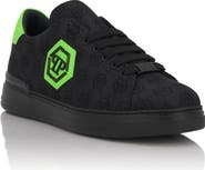 PHILIPP PLEIN Low-Top Sneakers Jacquard Monogram Men