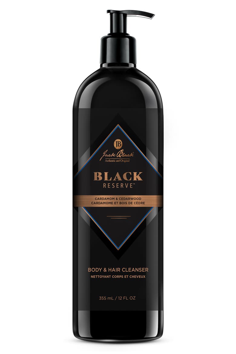 Black Reserve Body & Hair Cleanser, Main, color, NO COLOR