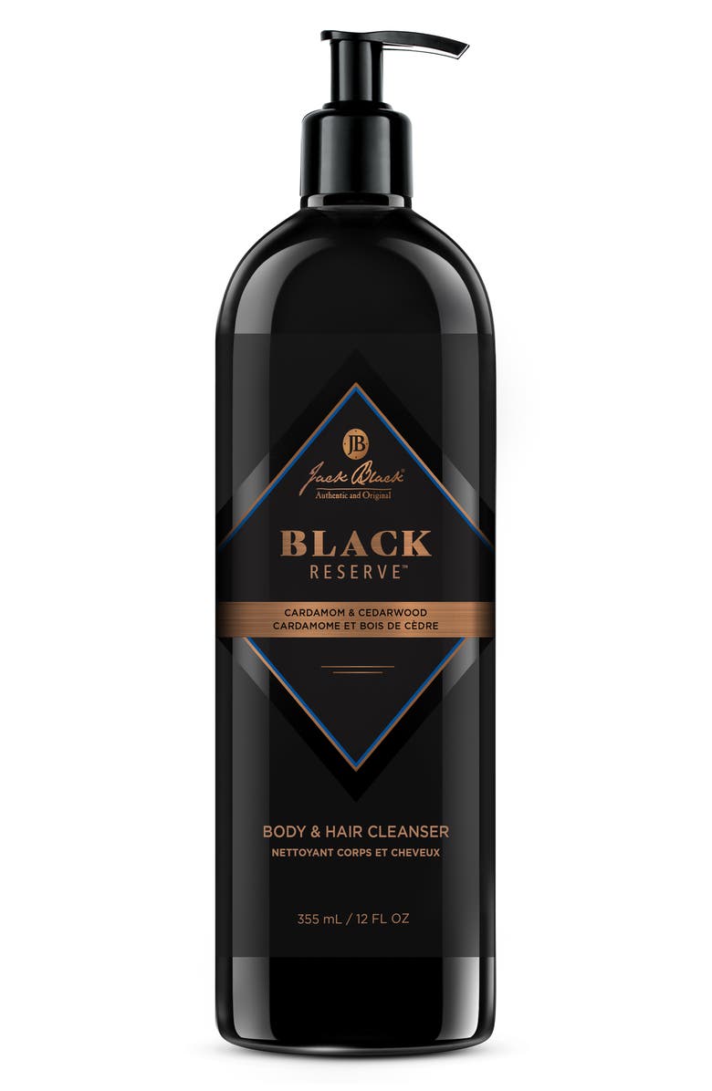 Jack Black Black Reserve Body & Hair Cleanser, Main, color, 
