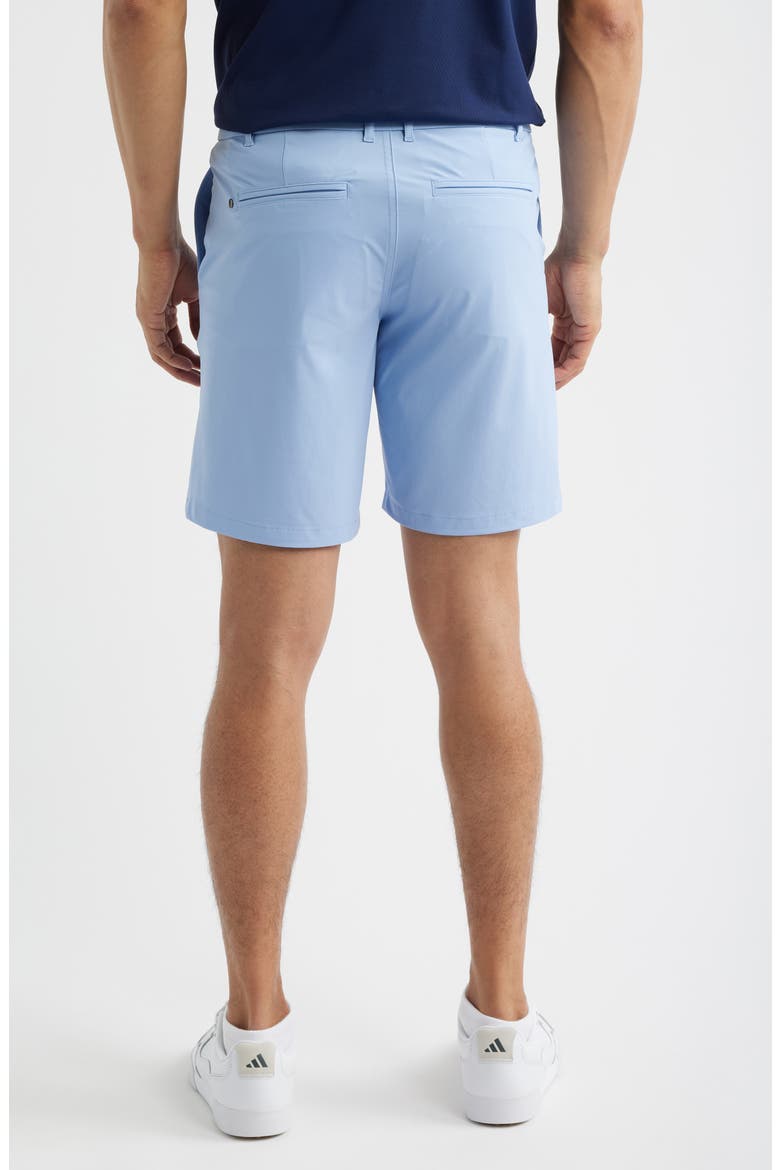 Montauk Flat Front Shorts, Alternate, color, WOLF BLUE