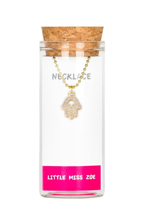 Little Miss Zoe Kids'  Hamsa Charm Necklace