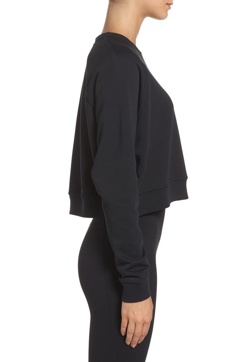 Dry Versa Training Crop Top, Alternate, color, BLACK