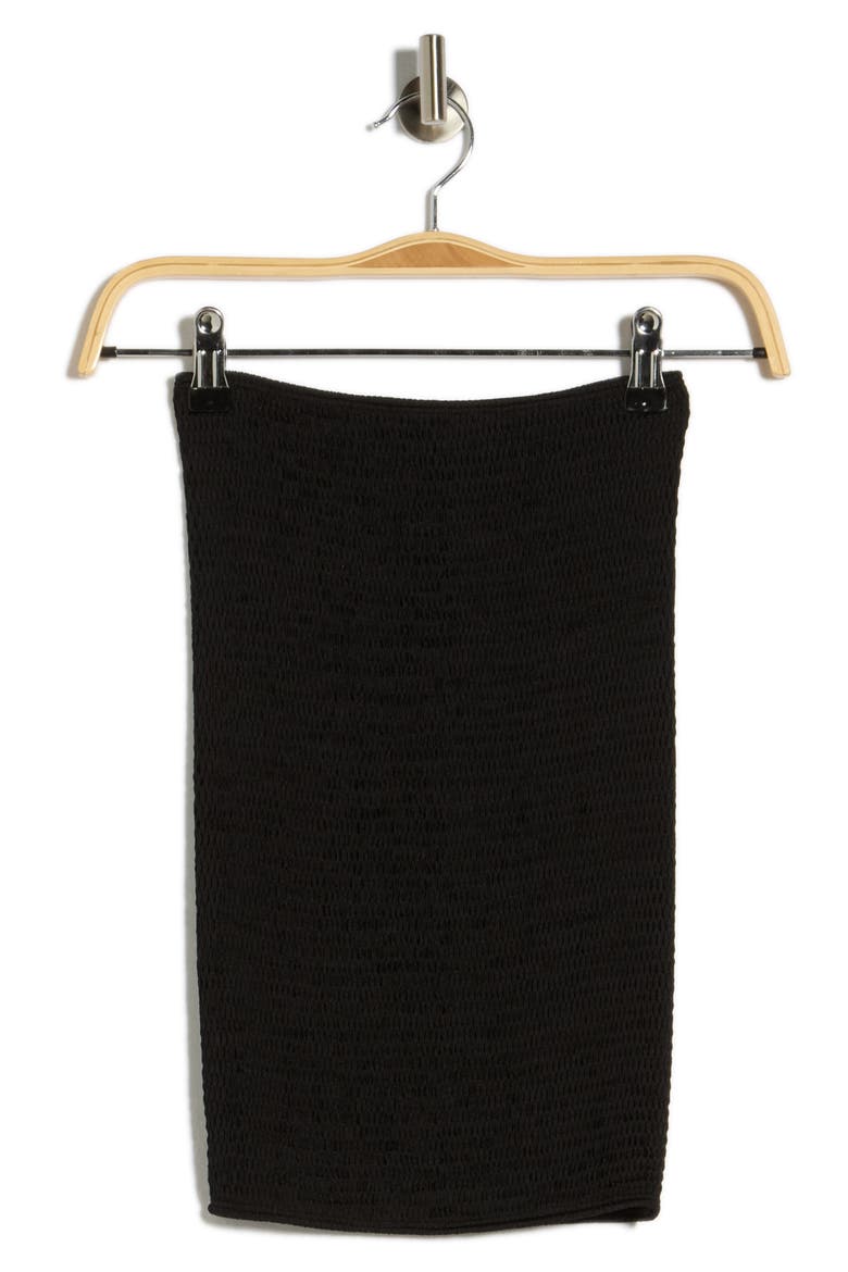 Tube Knit Miniskirt, Alternate, color, BLACK