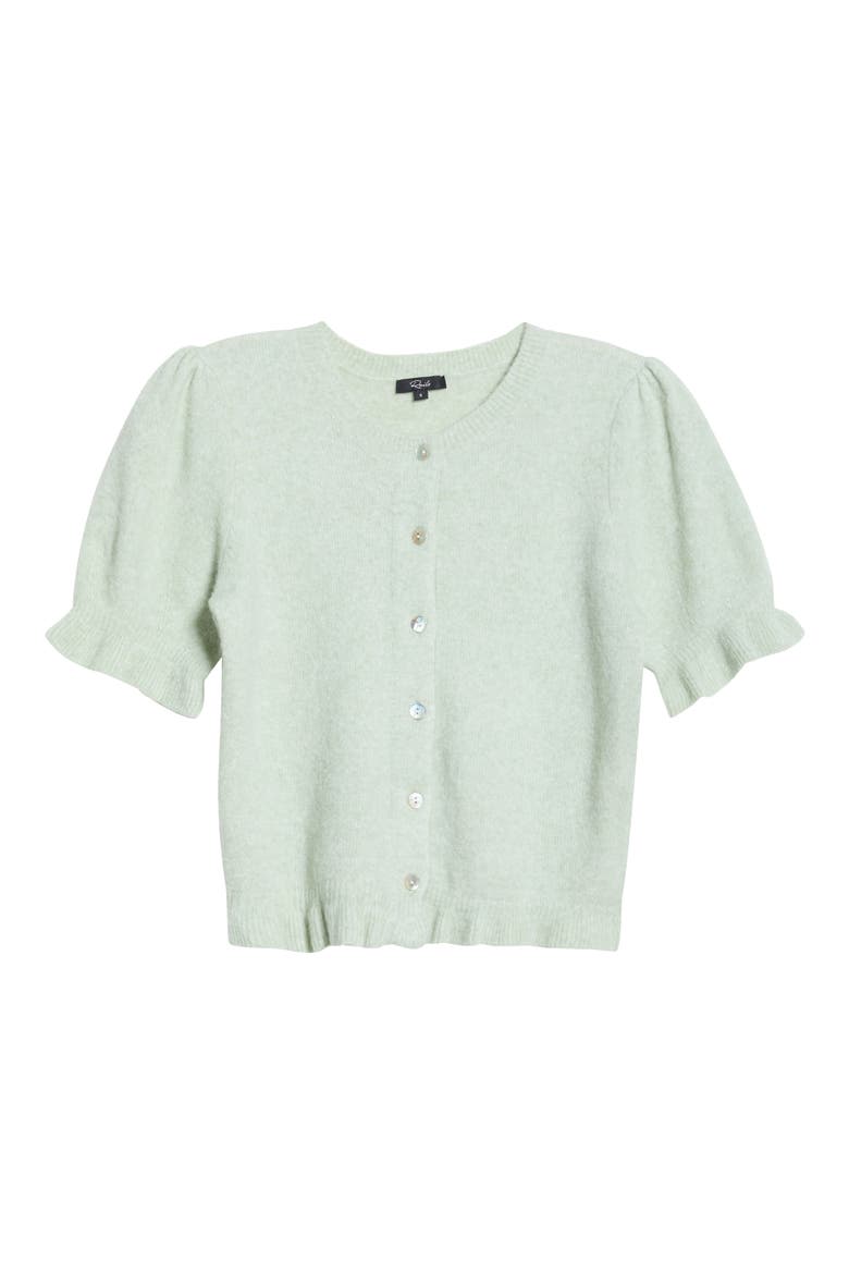 Lora Short Sleeve Cardigan, Alternate, color, JULEP