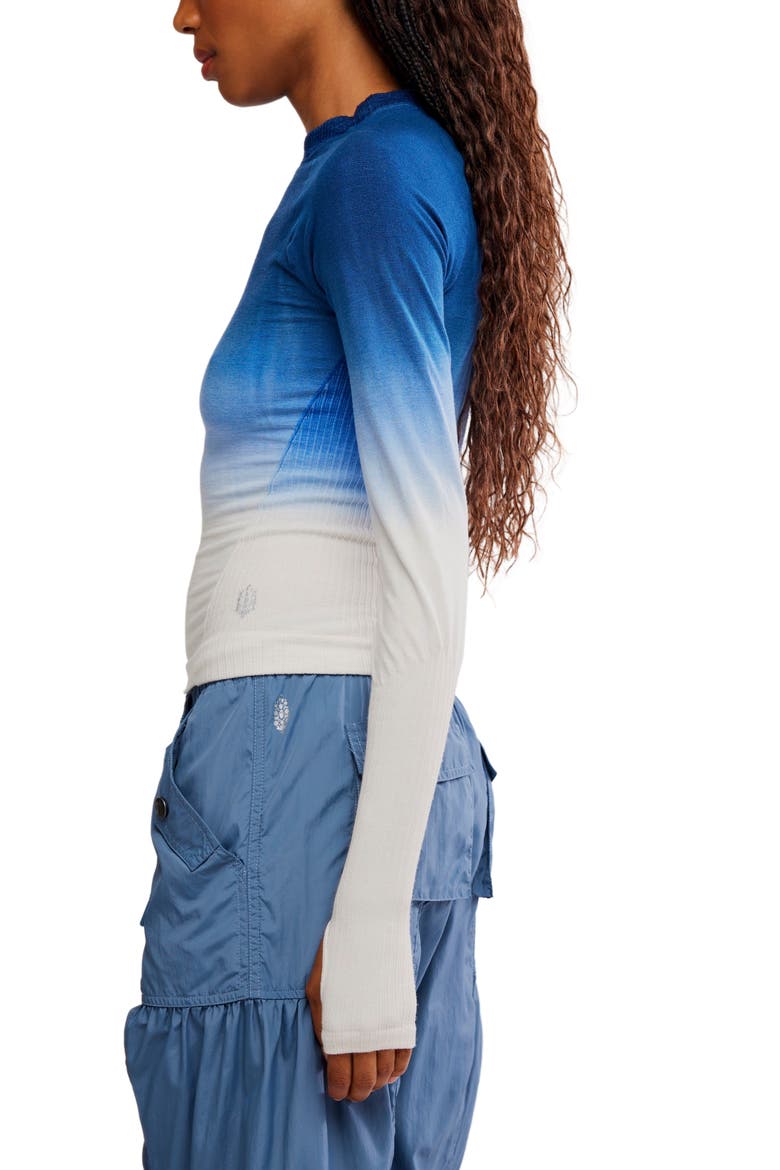 FP Movement Take Flight Layer Top, Alternate, color, DEEP BLUE FADED COMB