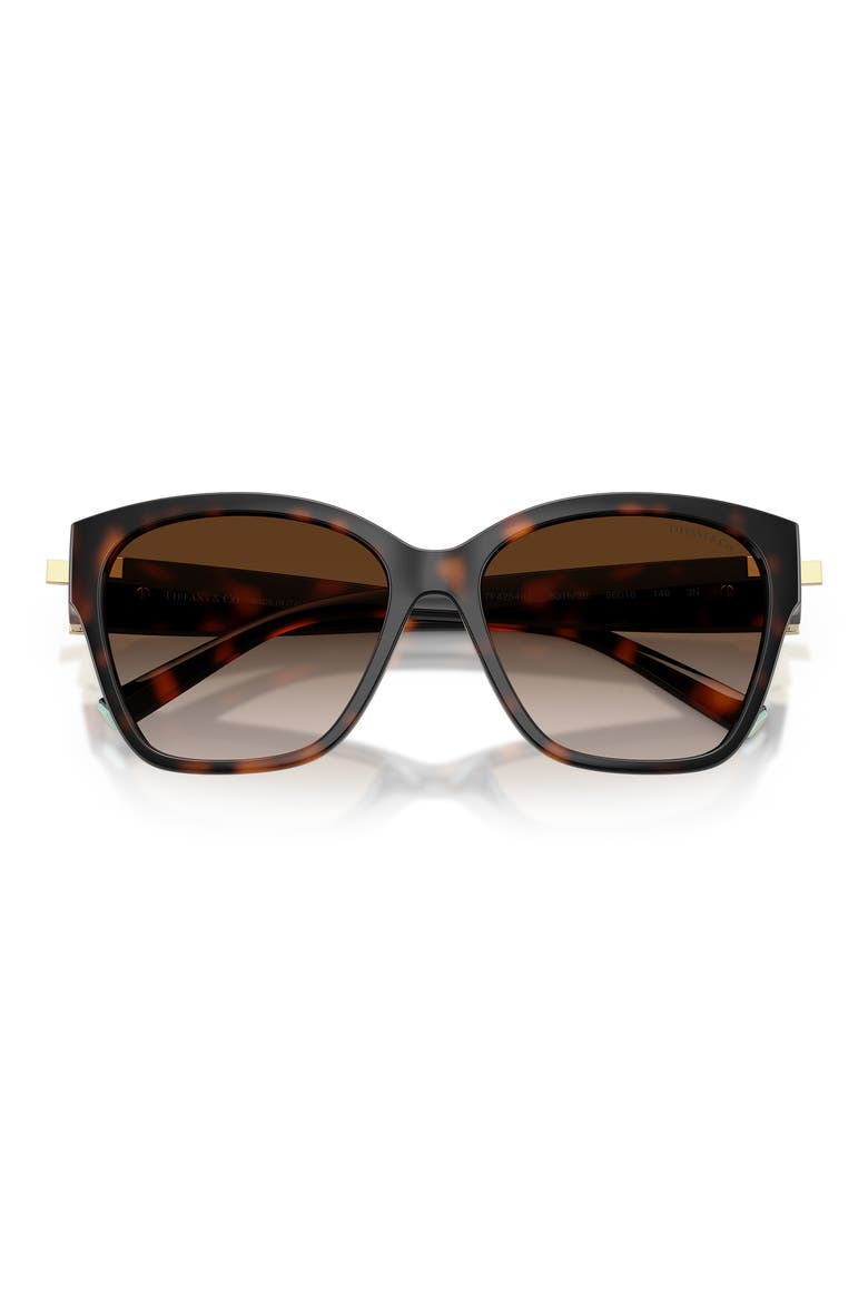 56mm Square Sunglasses, Alternate, color, HAVANA / BROWN GRADIENT