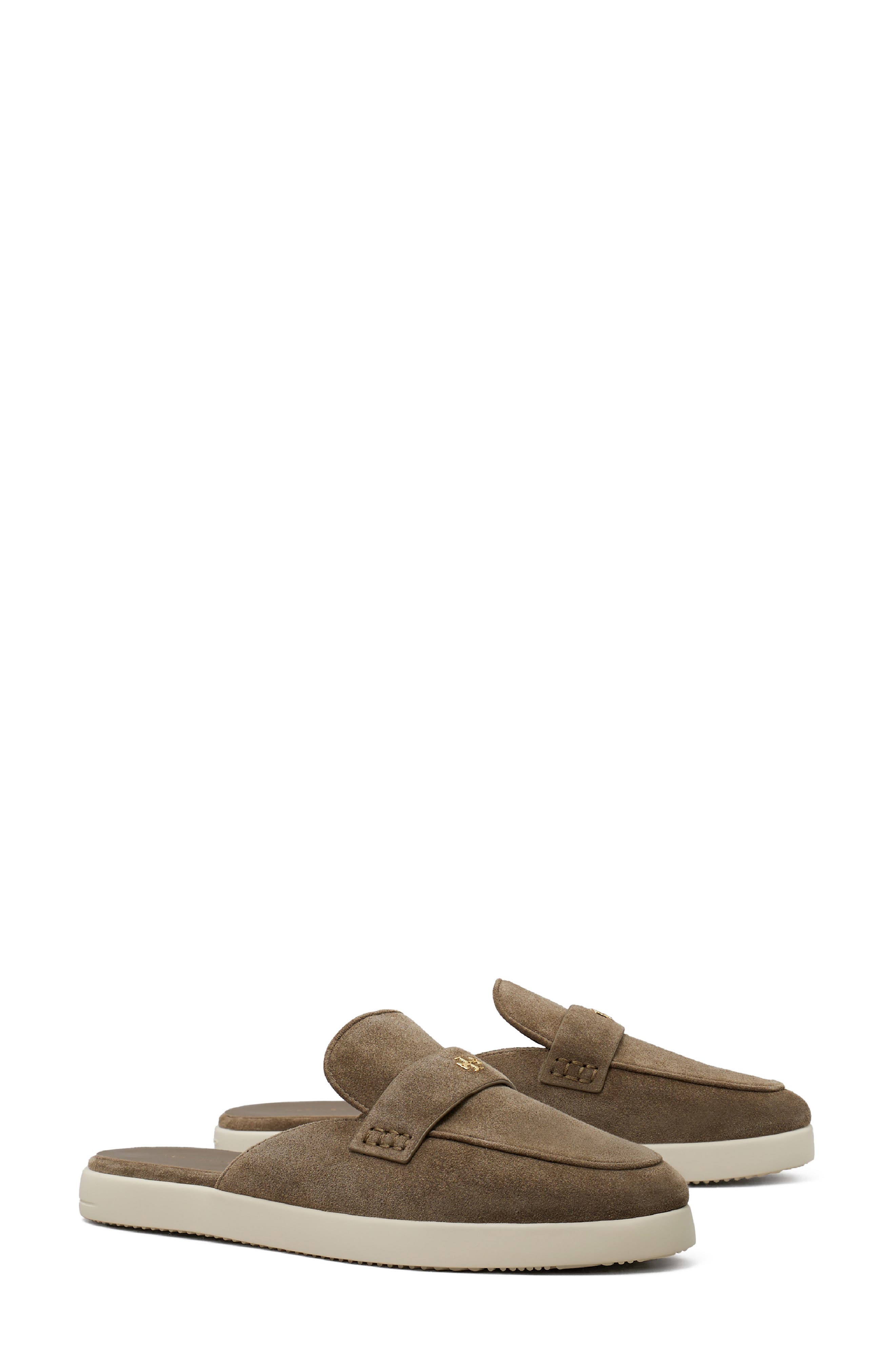 Tory Burch T Monogram Sport Mule, Main, color, Toasted Sesame