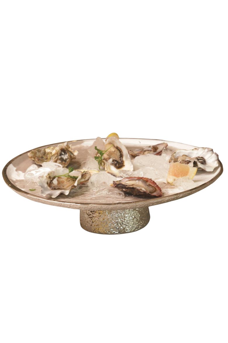 Dansbury Cake Pedestal, Main, color, Gold
